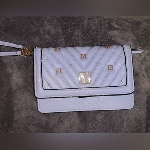 baby blue victoria secret wristlet